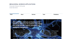 Desktop Screenshot of behavioralscienceapps.com